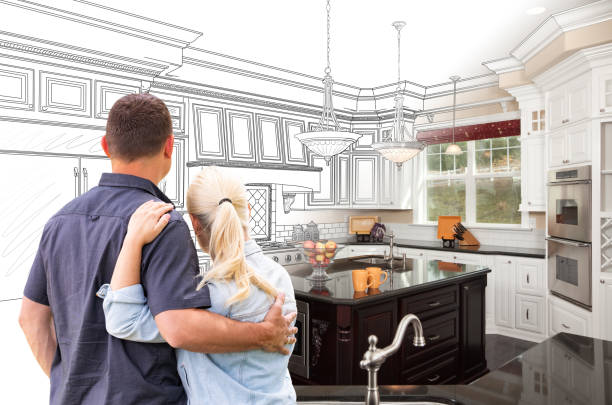 Professional Cabinet Refacing technician working in Newtown, PA